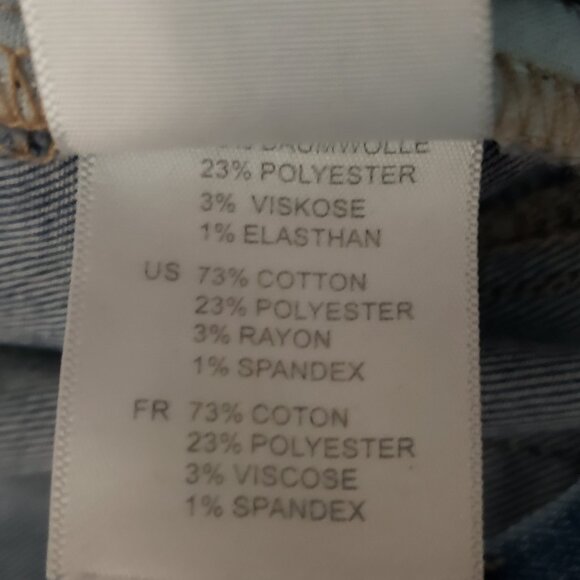 Articles of Society 28 Sarah Distressed Skinny Jeans Blue Balsam Denim - Picture 8 of 11